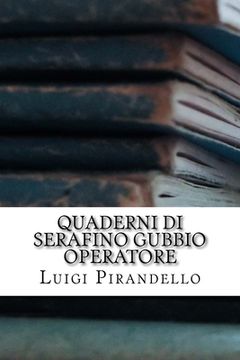 portada Quaderni di Serafino Gubbio operatore 
