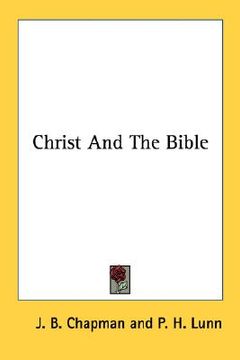 portada christ and the bible (en Inglés)