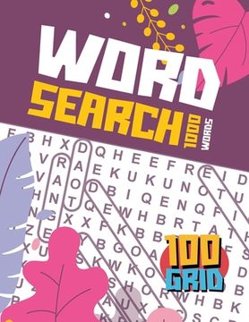 portada Word Search Book for Adults: 100 Large-Print Puzzles (Large Print Word Search Books for Adults) Word Search Puzzle Book for Women, Girls, Men - Bes (en Inglés)