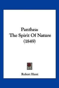 portada panthea: the spirit of nature (1849) (en Inglés)