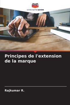 portada Principes de l'extension de la marque (en Francés)