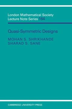 portada Quasi-Symmetric Designs Paperback (London Mathematical Society Lecture Note Series) (in English)