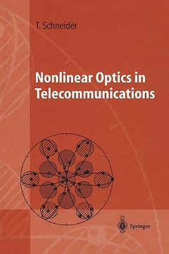 portada nonlinear optics in telecommunications (en Inglés)