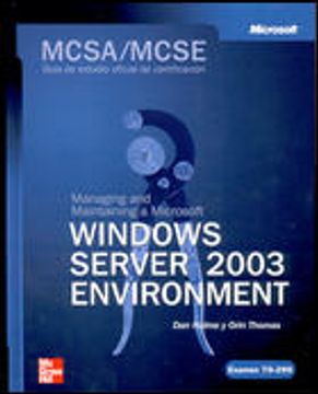 portada mcsa/mcse(exam 70-290):managing and main (in Spanish)