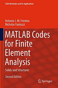 portada MATLAB Codes for Finite Element Analysis: Solids and Structures (en Inglés)