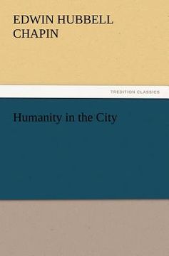 portada humanity in the city (en Inglés)