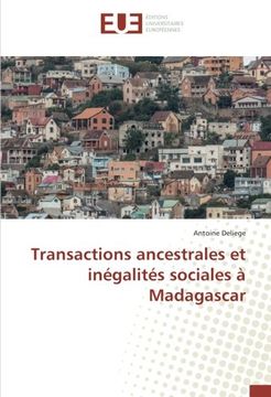 portada Transactions ancestrales et inégalités sociales à Madagascar