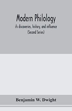 portada Modern Philology; Its Discoveries, History, and Influence (Second Series) 