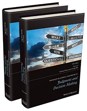 portada The Wiley Blackwell Handbook of Judgment and Decision Making, 2 Volume Set (in English)