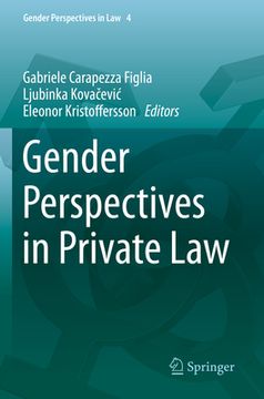 portada Gender Perspectives in Private Law (en Inglés)