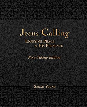 portada Jesus Calling Note-Taking Edition, Leathersoft, Black, With Full Scriptures: Enjoying Peace in his Presence (in English)
