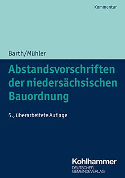 portada Abstandsvorschriften der Niedersächsischen Bauordnung (Kommunale Schriften für Niedersachsen) (en Alemán)