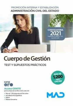 Libro Cuerpo De Gestión De La Administración Civil Del Estado ...