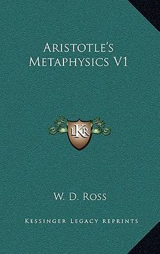 portada aristotle's metaphysics v1 (en Inglés)