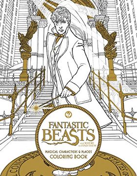 portada Fantastic Beasts and Where to Find Them: Magical Characters and Places Coloring Book (in English)
