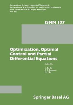 portada Optimization, Optimal Control and Partial Differential Equations: First Franco-Romanian Conference, Iasi, September 7-11, 1992