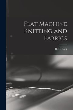 portada Flat Machine Knitting and Fabrics