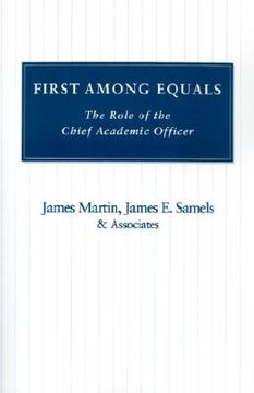 portada first among equals: a role of the chief academic officer (en Inglés)