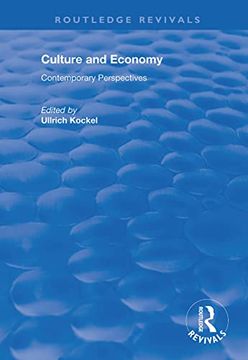 portada Culture and Economy: Contemporary Perspectives (in English)