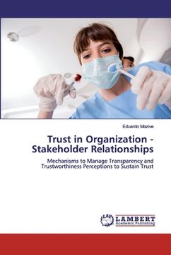 portada Trust in Organization - Stakeholder Relationships (en Inglés)