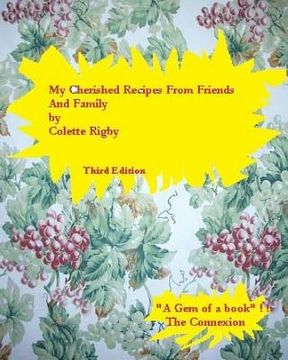 portada My Cherished Recipes From Friends and Family. (en Inglés)