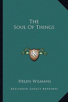 portada the soul of things