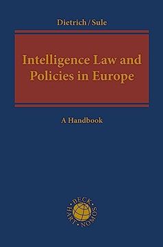 portada Intelligence Law and Policies in Europe: A Handbook (en Inglés)