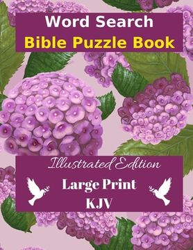 portada Word Search Bible Puzzle: Illustrated Edition Large Print (in English)