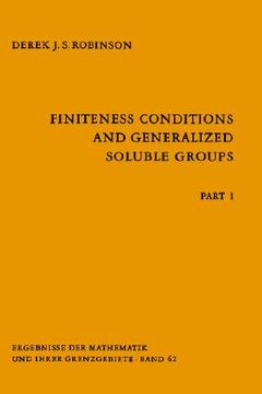 portada finiteness conditions and generalized soluble groups: part 1 (en Inglés)