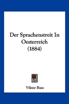 portada Der Sprachenstreit In Oesterreich (1884) (in German)