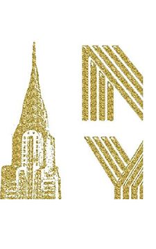 portada Iconic Gold Chrysler Building sir Michael Drawing Journal (en Inglés)