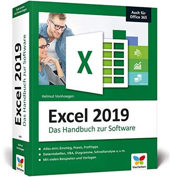 portada Excel 2019: Das Große Excel-Handbuch. Einstieg, Praxis, Profi-Tipps? Das Kompendium für die Anwender-Praxis. Aktuell, Auch zu Excel 2007 bis 2016 (en Alemán)
