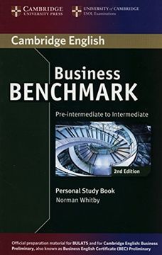 portada Business Benchmark 2nd Pre-Intermediate to Intermediate Bulats and Business Preliminary Personal Study Book (in English)