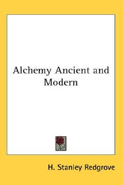 portada alchemy ancient and modern (en Inglés)
