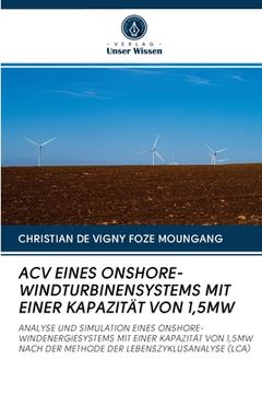 portada Acv Eines Onshore-Windturbinensystems Mit Einer Kapazität Von 1,5mw (en Alemán)