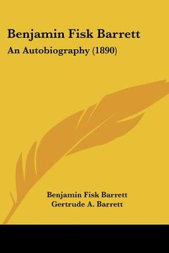 portada benjamin fisk barrett: an autobiography (1890) (en Inglés)