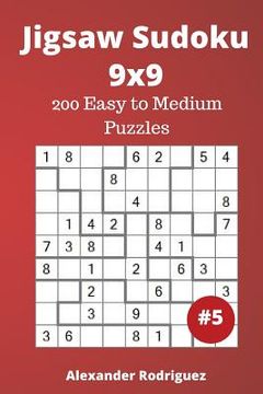 portada Jigsaw Sudoku Puzzles - 200 Easy to Medium vol. 5 (en Inglés)
