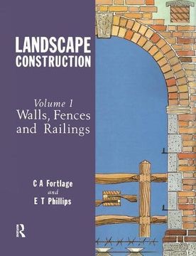 portada Landscape Construction: Volume 1: Walls, Fences and Railings (en Inglés)