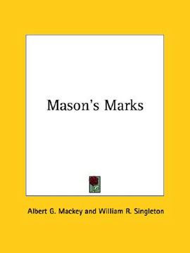 portada mason's marks (en Inglés)