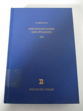 portada Chemotaxonomie der Pflanzen de Hegnauer(Springer Verlag Gmbh) (en Alemán)