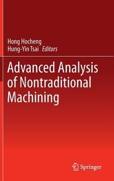 portada advanced analysis of nontraditional machining (en Inglés)
