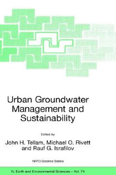 portada urban groundwater management and sustainability (in English)