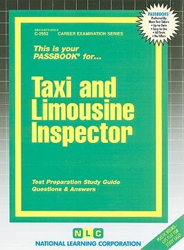 portada taxi and limousine inspector: test preparation study guide, questions & answers