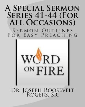 portada A Special Sermon Series 41-44 (For All Occasions): Sermon Outlines For Easy Preaching: Volume 9