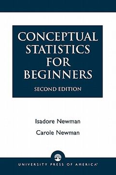 portada conceptual statistics for beginners (in English)