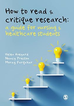 portada How to Read and Critique Research: A Guide for Nursing and Healthcare Students 