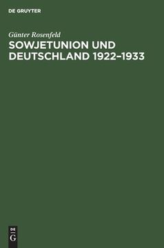 portada Sowjetunion und Deutschland 1922-1933 
