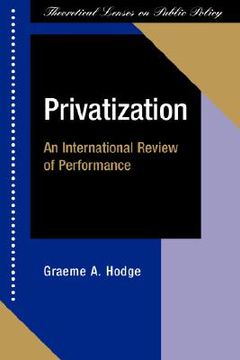 portada privatization: an international review of performance (in English)
