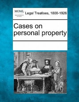 portada cases on personal property (en Inglés)