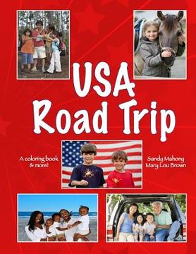 portada U.S.A. Road Trip Coloring Book (en Inglés)